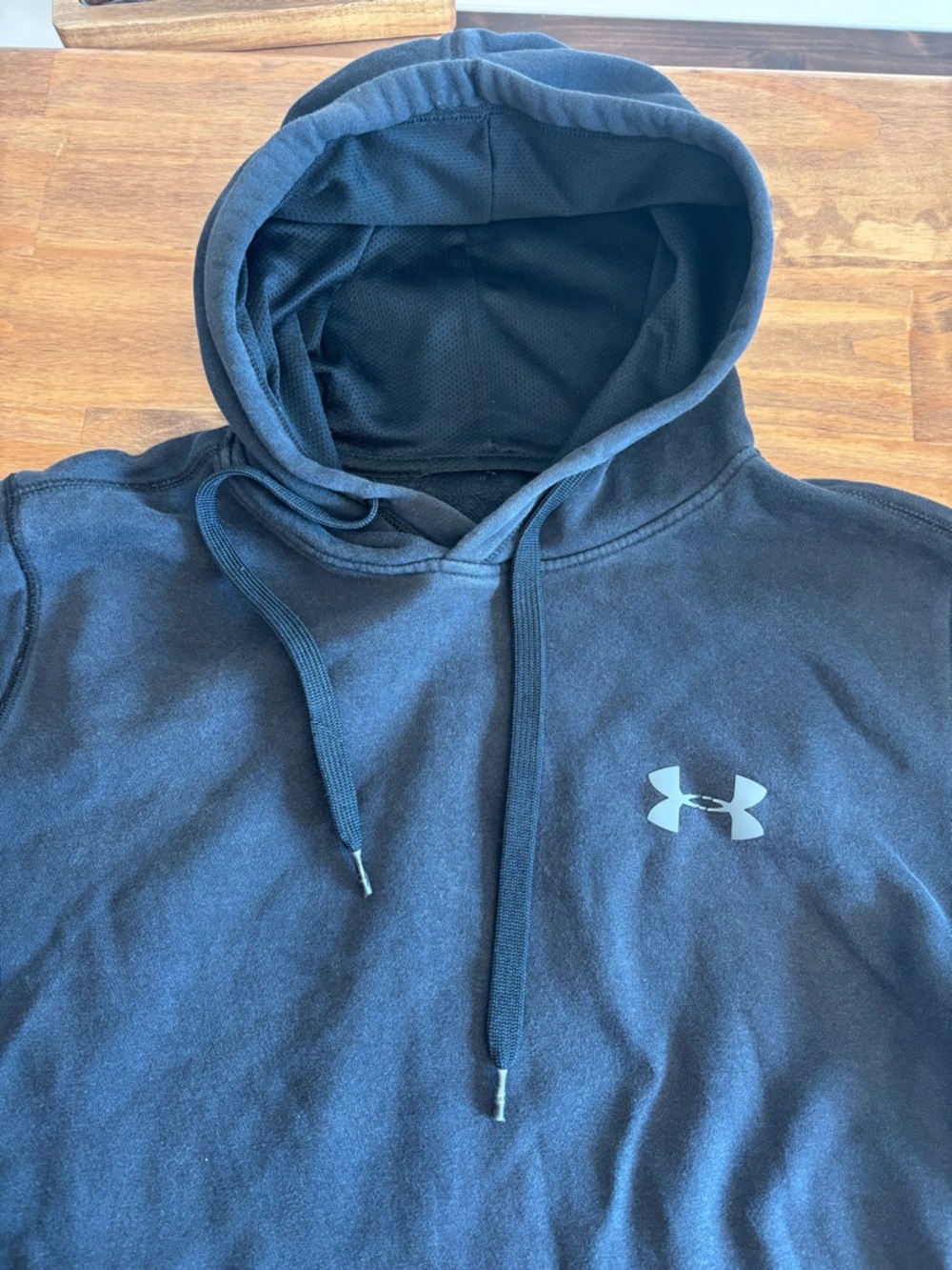 Under Armour Men's Black Hooded Zip-Up Performance Sweatshirt